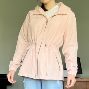 ANDREW MARC pink raincoat